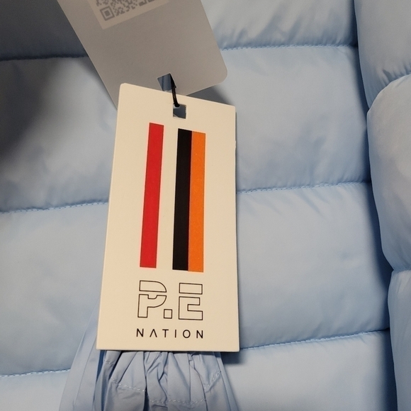P.E NATION NWT EXPEDITION Jacket in summer sky size extra large - Picture 10 of 16